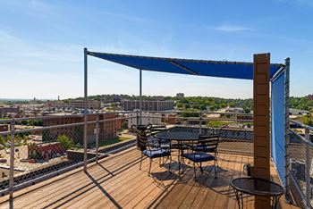 Rooftop patio
